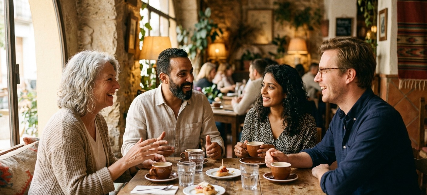 Spanish Conversation Night at Café Berlín, Málaga